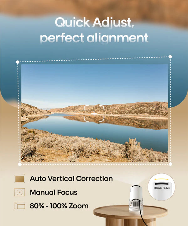 ProScreenX™ Smart Portable Projector